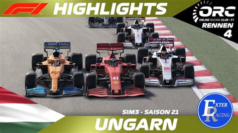 F1 2020 SIM3 Ungarn Highlights ORC Exter YouTube