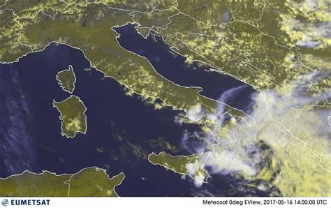 Maltempo Il Nowcasting Forti Temporali Pomeridiani Provocano