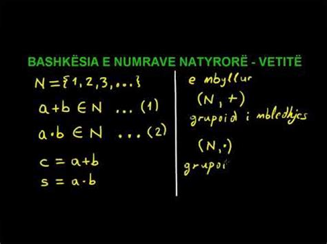 1 Matematika Klasa 9 Mesimi 1 Bashkësia e numrave natyrorë Vetitë YouTube