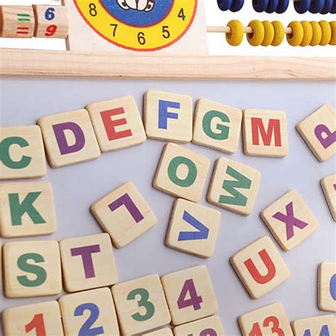 Abakus Holz Buchstaben Zahlen Tafel Magnetische Bord Freundlicher