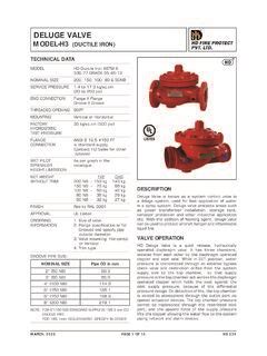 Valves Deluge Valve Model H Hd Fire Protect Valves Deluge Valve