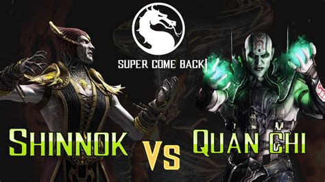 MKX Shinnok WTF Comeback Vs Quan Chi YouTube