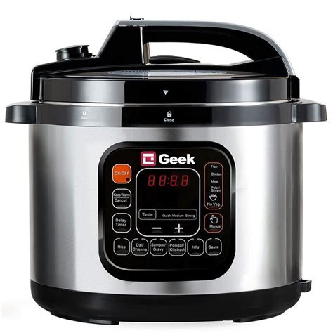 Geek Robocook Zeta Litre Electric Pressure Cooker One Touch Instant