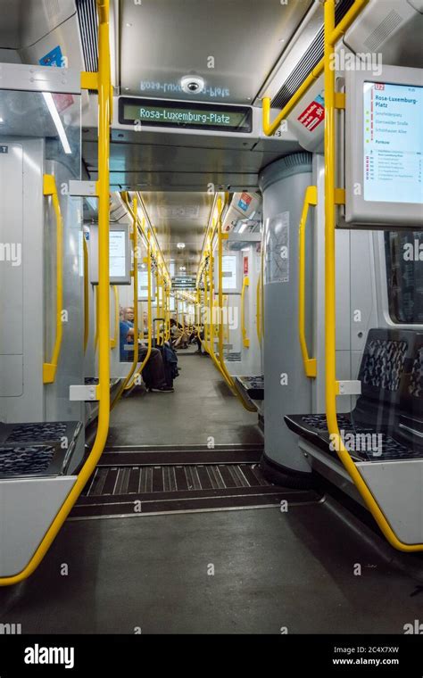 Inside Of Berlin U Bahn Berlin Underground Operated By BVG The