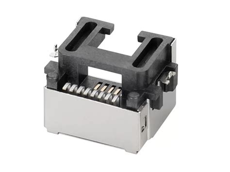 Rj45 8p8c Smd Jack Horizontal Mid Mount With Shielded Manufacturer And Supplier Kls Electronic