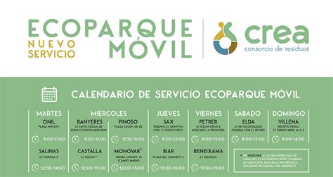 El Nuevo Servicio Ecoparque M Vil Estar Disponible Todos Los S Bados