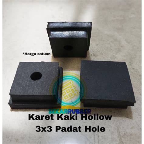 Jual Karet Kaki Hollow X Padat Hole Tutup Kursi Meja Rak Besi Baja