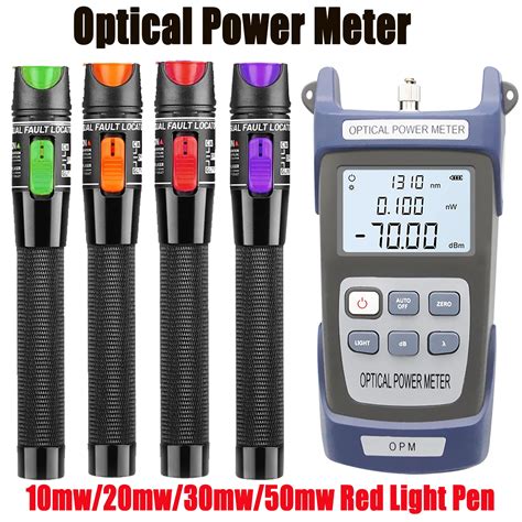 Lightweight Optical Power Meter Fiber Optic Cable Tester Visual Fault