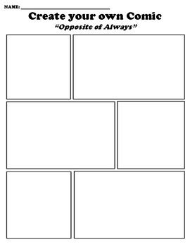 “Opposite of Always” Worksheet Packet (4 Assignments) by Pointer Education