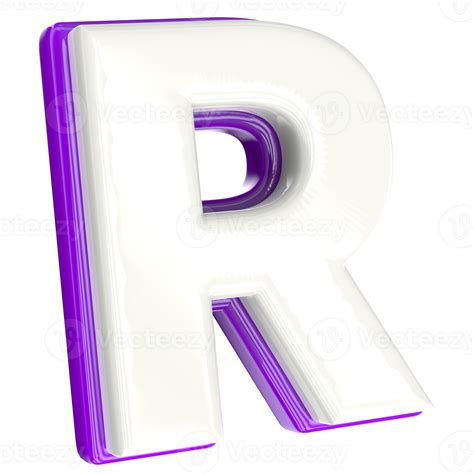 Letter 3d Render 24346022 Png