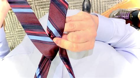 How To Tie A Full Windsor Knot 1st Person View Step By Step Youtube