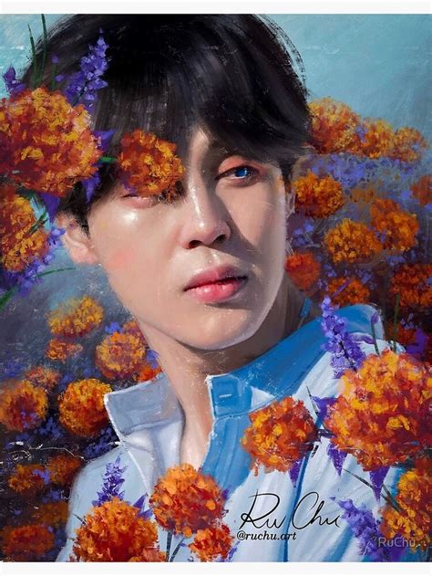 Flowers Jimin Photographic Print For Sale By Ruchu Jimin Bts