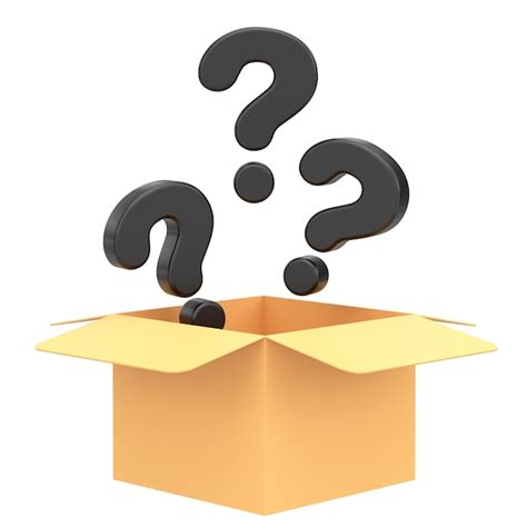 Premium Photo Mystery Box Lucky Box D Illustration