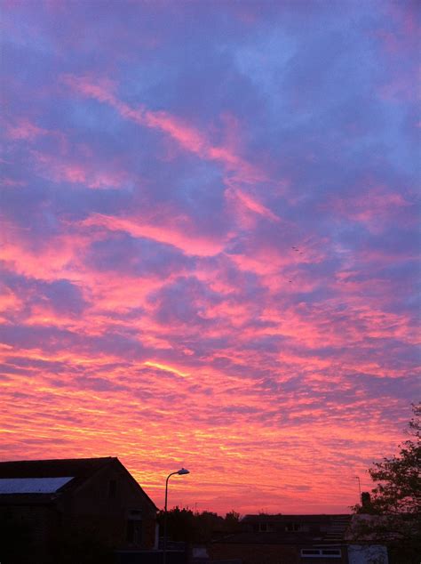 Pink and Purple Sunset Sky over Seaford