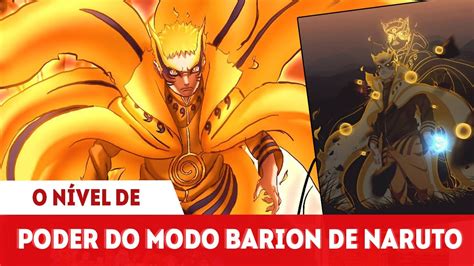 A Origem Do Modo Barion De Naruto Explicado E Seu Verdadeiro N Vel De