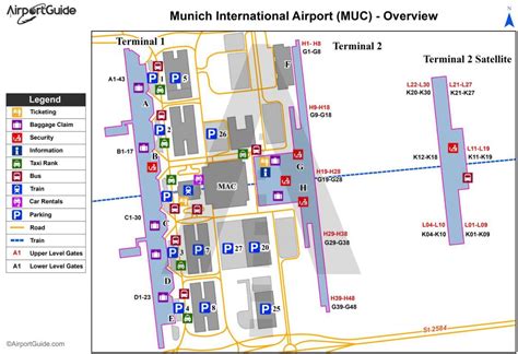 Munich Airport Terminal Map L Gates