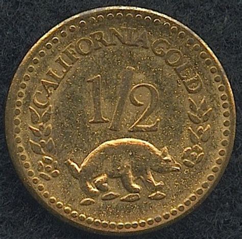 1853 California Gold Dated 1/2 Fractional Gold Coin | Pristine Auction