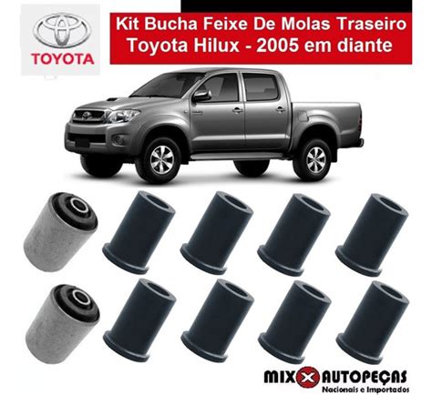 Kit Buchas Feixe Molas Jumelo Traseiro Hilux 2005 A 2015 Parcelamento