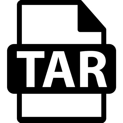 Tar File Format Symbol Vector Svg Icon Svg Repo