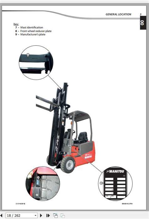 Manitou Forklift ME 318 Repair Manual