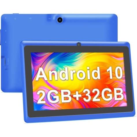 Tablette 7 Pouces Android 10 Tablette Tactile 2Go Ram 32Go Rom Tf