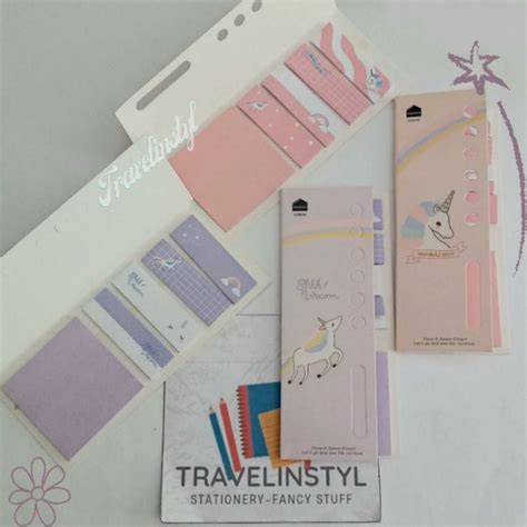 Jual Sticky Notes Unicorn Penanda Buku Unicorn Shopee Indonesia