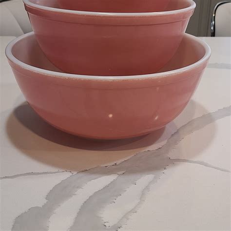 Pink Pyrex Bowls - Etsy