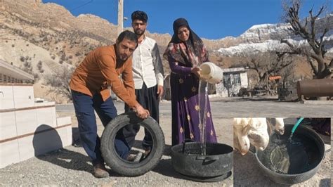 Making A Sheep Manger With Car Tires Youtube