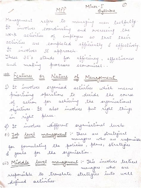 Class Notes | PDF