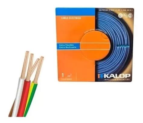 Cable Unipolar Kalop Normalizado Mm C X Rollos Colores