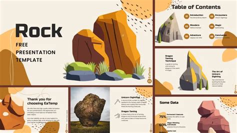 Rock Ppt Presentation Template Eatemp