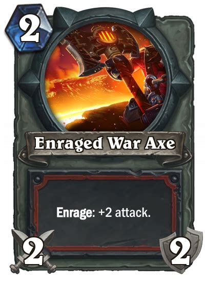 My take on Fiery War Axe : r/customhearthstone