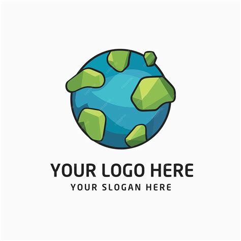 Premium Vector | Minimalist Earth logo