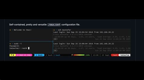 OH MY TMUX Demo YouTube