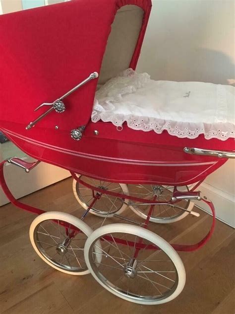 Silver Cross Silvercross Poppy Red Coach Built Dolls Pram For Sale In East End Glasgow