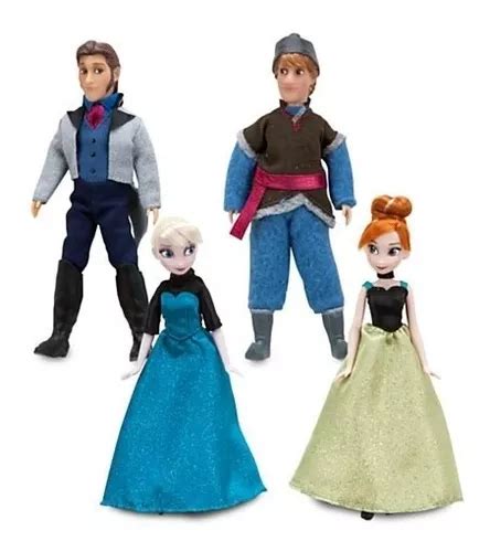 Elsa Anna Kristoff Hans Bonecos Cm Frozen Orig Disney