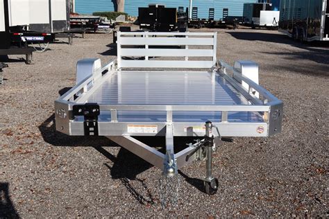 7x14 Aluminum Utility Trailer With 2 Coupler For Sale