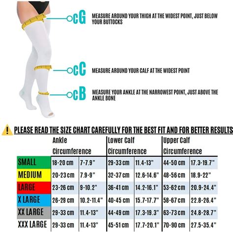 Compression Stockings Size Chart Clearance Discount | www.gbu-taganskij.ru