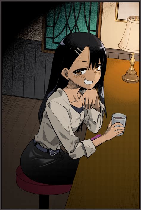 Late Night Drink [don T Toy With Me Miss Nagatoro Ch 48 Manga Coloring] R Nagatoro