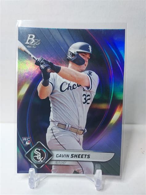 2022 Bowman Platinum 37 Gavin Sheets RC Chicago White Sox EBay