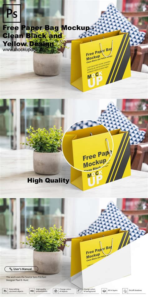 27+Free Paper Bag Mockup PSD, AI, EPS For Download