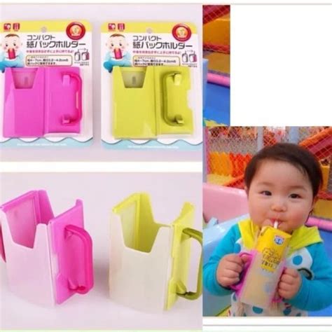 Jual Milk Juice Box Holder Pegangan Susu Jus Kotak Anak Baby Kab