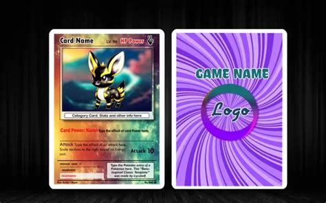 Custom Tcg Card Template Atomic Templates