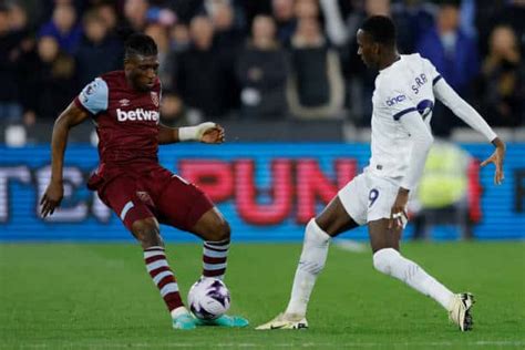 Premier League Tenu En Chec Par West Ham Tottenham De Pape Matar