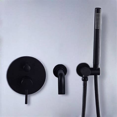 Luxury Shower Set Nickel Gold Brass Bathroom Shower Set Hot And Cold