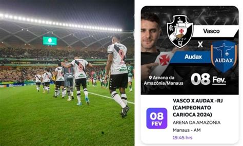 CONFIRMADO Vasco da Gama x Audax na Arena da Amazônia acontece dia 8