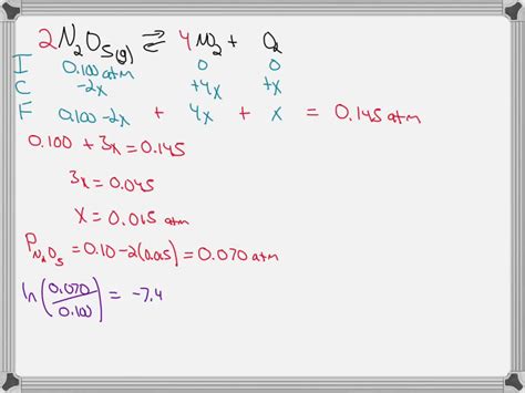 The Rate Constant For The First Order Decomposition Of N O G To No G