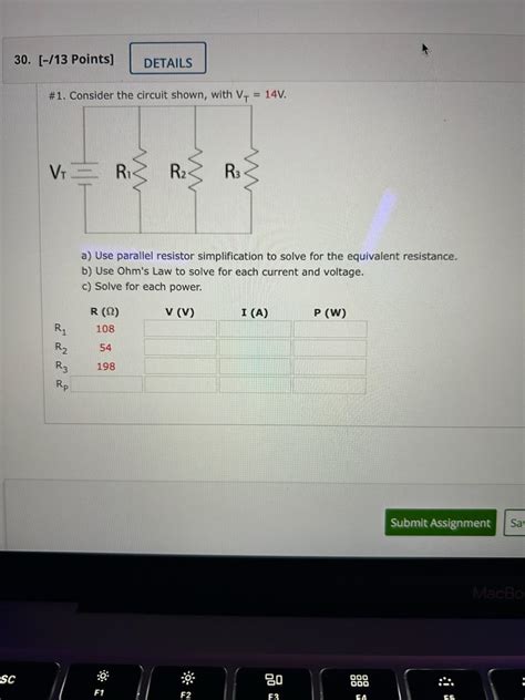 Solved Consider The Circuit Shown With Vt V A Use Chegg