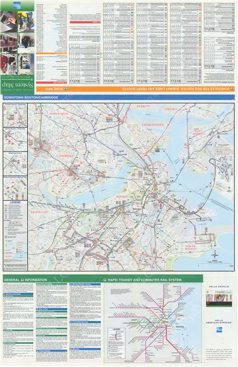 2006 MBTA System Map (Side B) – MBTAgifts