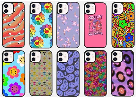 Indie iPhone cases 10 aesthetic patterns with unique style | Etsy